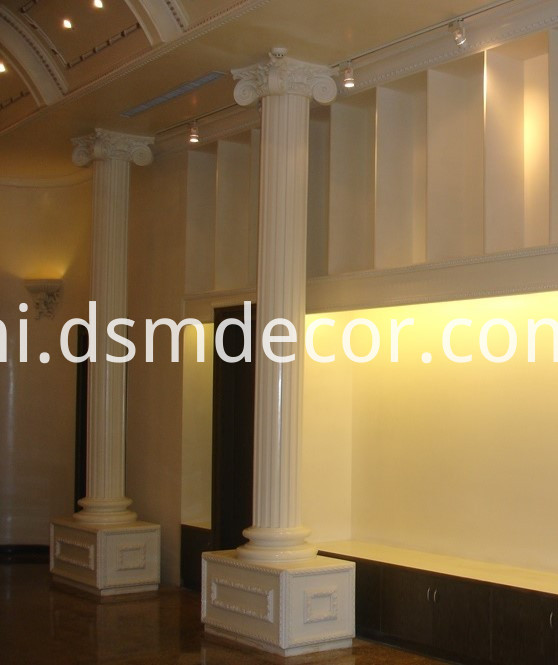 पु फ्लेयर्ड कॉलम PU Fluted Column